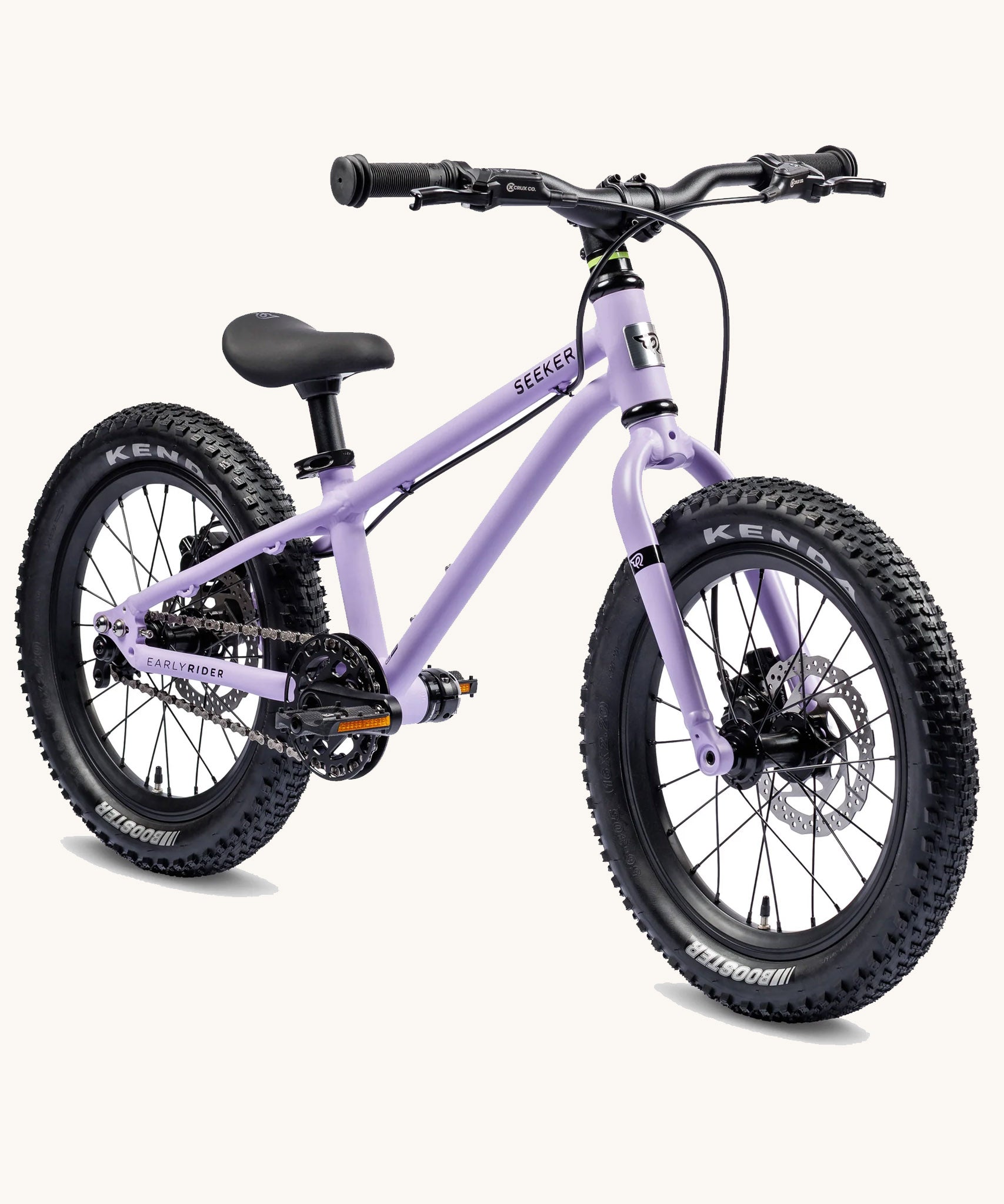Early Rider Seeker 16 Inch wheel children's bike in the colour Violet Haze on a plain background