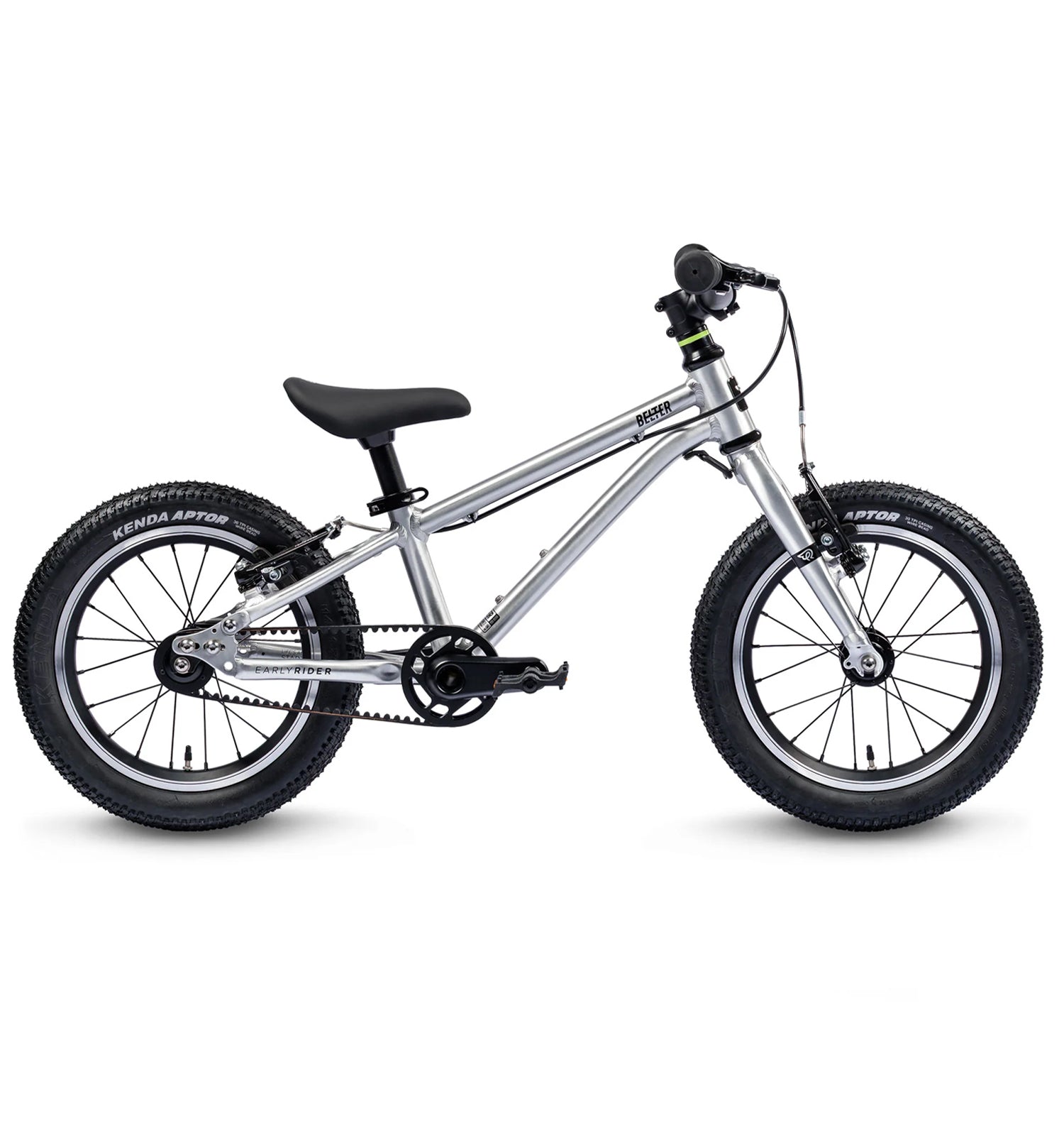 Early Rider Belter 14 inch wheel children's bike shown on a plain background