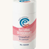 Earth Conscious grapefruit and lemon solid deodorant sick in 90g available at Babipur.