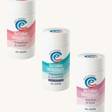 All 3 Earth Conscious solid deodorant sicks in 90g available at Babipur.
