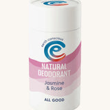 Earth Conscious jasmine and rose solid deodorant sick in 90g available at Babipur.