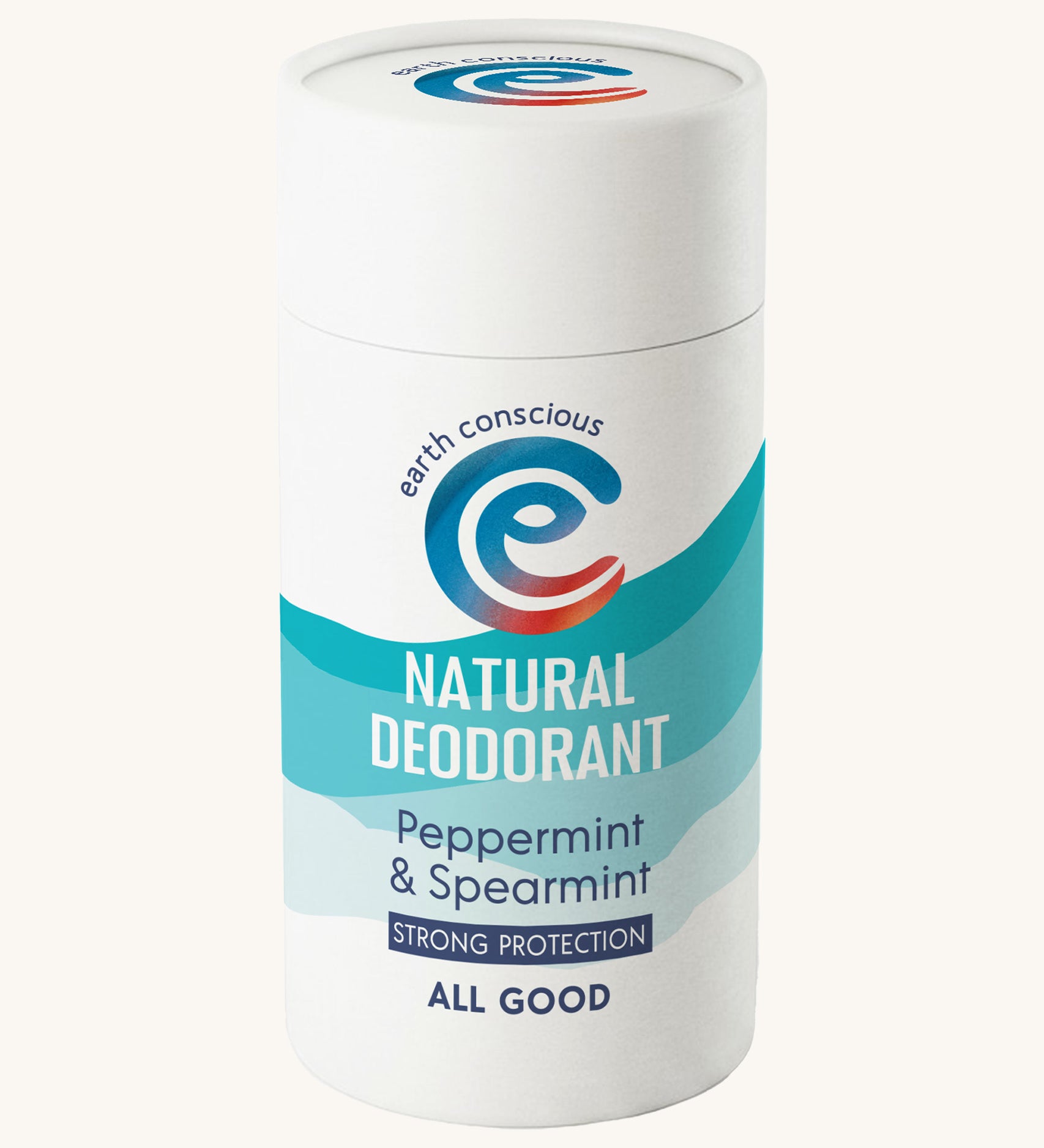 Earth Conscious peppermint and spearmint solid deodorant sick in 90g available at Babipur.