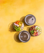 A group of Elephant Box lunch bowls available at Babipur. 