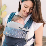 The back of the Ergobaby Baby Carrier insert in Grey