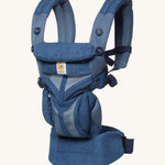 Ergobaby Omni 360 Cool Air Mesh Baby Carrier in Blue Blooms