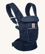 Ergobaby Adapt  SoftFlex™ Mesh Baby Carrier in Midnight Blue. Side view. 