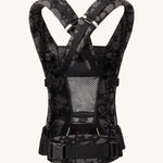 Ergobaby Adapt  SoftFlex™ Mesh Baby Carrier in Onyx Bloom. Back view showing cross over shoulder straps. 
