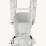 Ergobaby Adapt  SoftFlex™ Mesh Baby Carrier in Pearl Grey. Back view showing 'H' position shoulder straps. 
