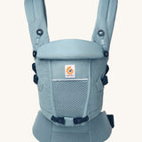 Ergobaby Adapt  SoftFlex™ Mesh Baby Carrier in Slate Blue. Front view. 