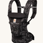 Ergobaby Adapt  SoftFlex™ Mesh Baby Carrier in Onyx Bloom. Side view. 