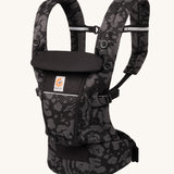 Ergobaby Adapt  SoftFlex™ Mesh Baby Carrier in Onyx Bloom. Side view. 