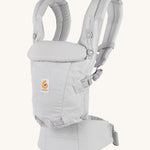 Ergobaby Adapt  SoftTouch™  Cotton Baby Carrier in Pearl Grey