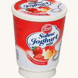 Erzi Wooden Cream Yogurt. A delicious looking pot of pretend yogurt, which would pair well with some Erzi fruit or an Erzi pastry for breakfast!