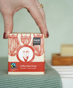 Set of 2 beard Soaps by Fair Squared, in a lovely men's gift cardboard box, cruelty free and vegan soap, buy now at Babipur.
