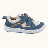 Froddo Barefoot Kids Baze Shoes - White / Denim