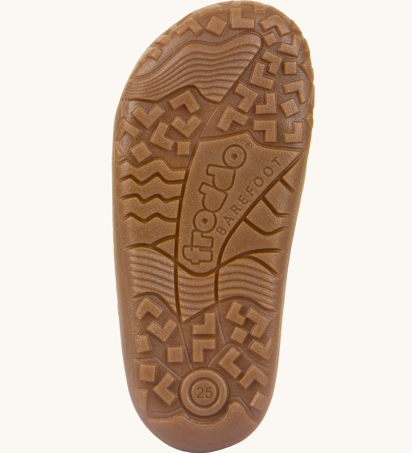 Rubber Sole for the Froddo kids shoes and sandals. Sole has a pattered tread