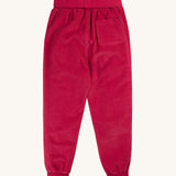 The back of the Frugi Carrot Cord Pull Ups - Lingonberry, showing the back pocket