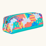 Frugi fun frenzy the stars pencil case. A kids back to school pencil case with bright playful pattern design