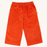 Pantalon jupe-culotte en velours côtelé Frugi Eleanor - Bonfire