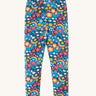 Frugi Libby Leggings - Winter Hedgerow, with a floral and rainbow print