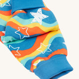 Frugi Cosy Parsnip Dungarees - Wavy Stars