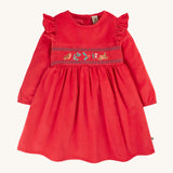Frugi Leonora Dress - True Red/Robin