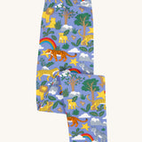 Frugi libby leggings in grape into the wild design available at Babipur. 