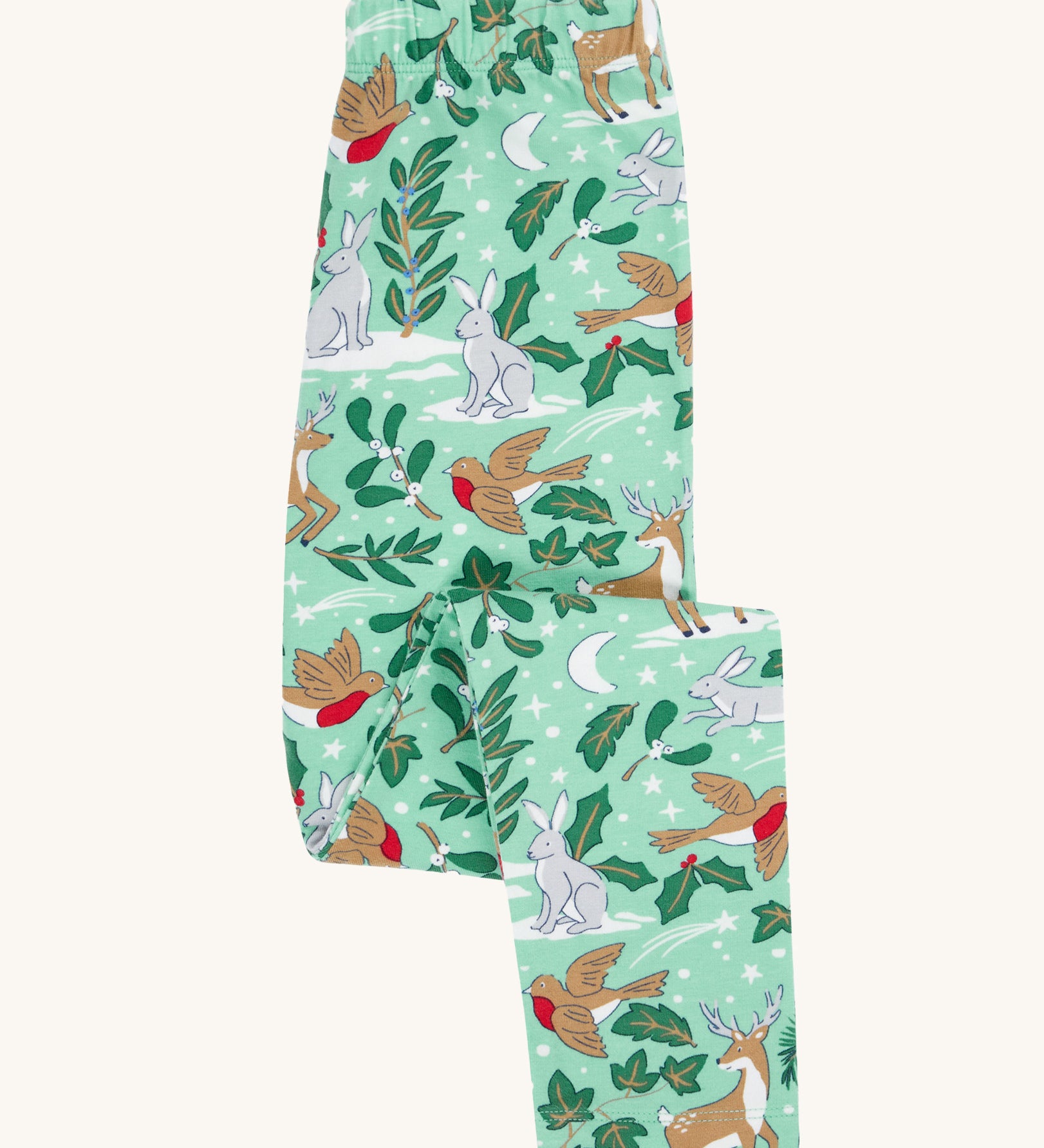 Frugi libby leggings in festive forest available at Babipur. 