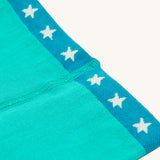 Frugi Norah Tights - Pacific Aqua/Stars