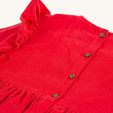 Frugi Leonora Dress - True Red/Robin