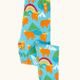Frugi Organic Cotton Libby Leggings - Highland Coos