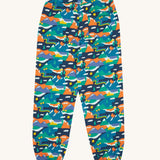 Frugi Malpas Joggers - Navy Alpine Adventures, with a fun alpine mountain print