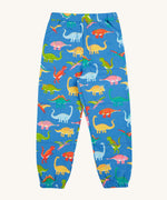 Frugi blue joggers dino roar design