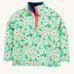 Frugi green snuggle fleece busy bugs design