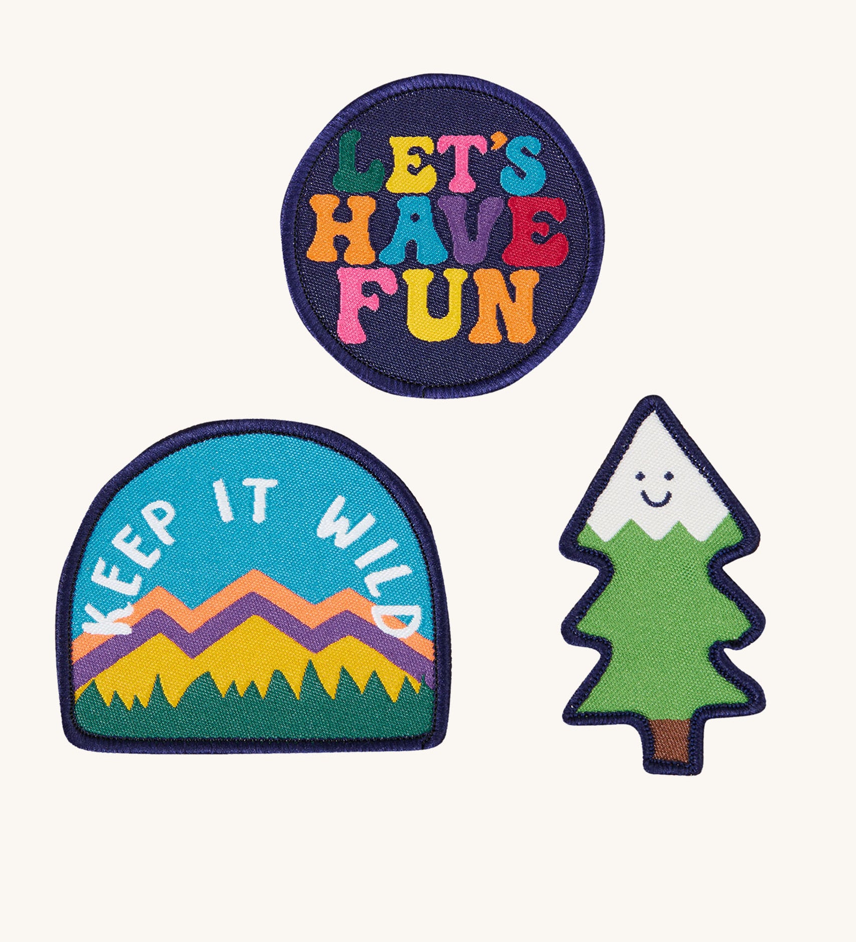 Frugi kids keep it wild patches available at Babipur. A pack of 3 GOTS organic cotton patches that can be put on clothing.