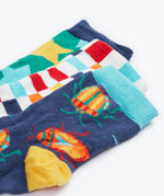 Frugi rock my socks beetles cuff detail