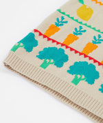Frugi knitted tank top veg pals design hem design