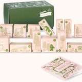 The Grapat advent calendar 2025 available at Babipur features 24 individual decorated small boxes with a matching booklet. 