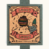 Grapat Lucky Lucky mystery open-ended wooden toys 5th edition in an illustrated cardboard box.  