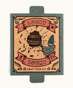 Grapat Lucky Lucky mystery open-ended wooden toys 5th edition in an illustrated cardboard box.  
