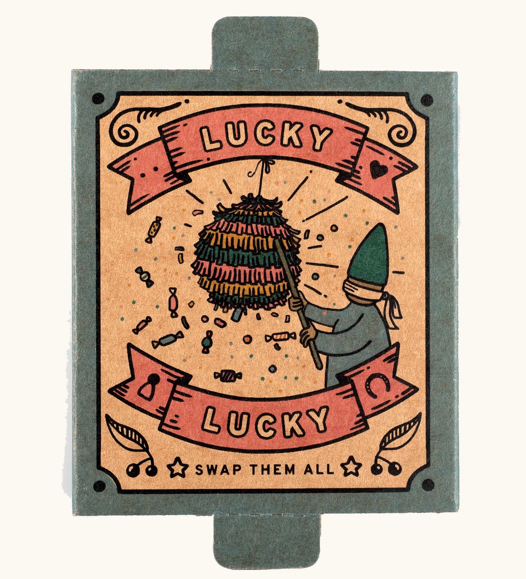 Grapat Lucky Lucky mystery open-ended wooden toys 5th edition in an illustrated cardboard box.  