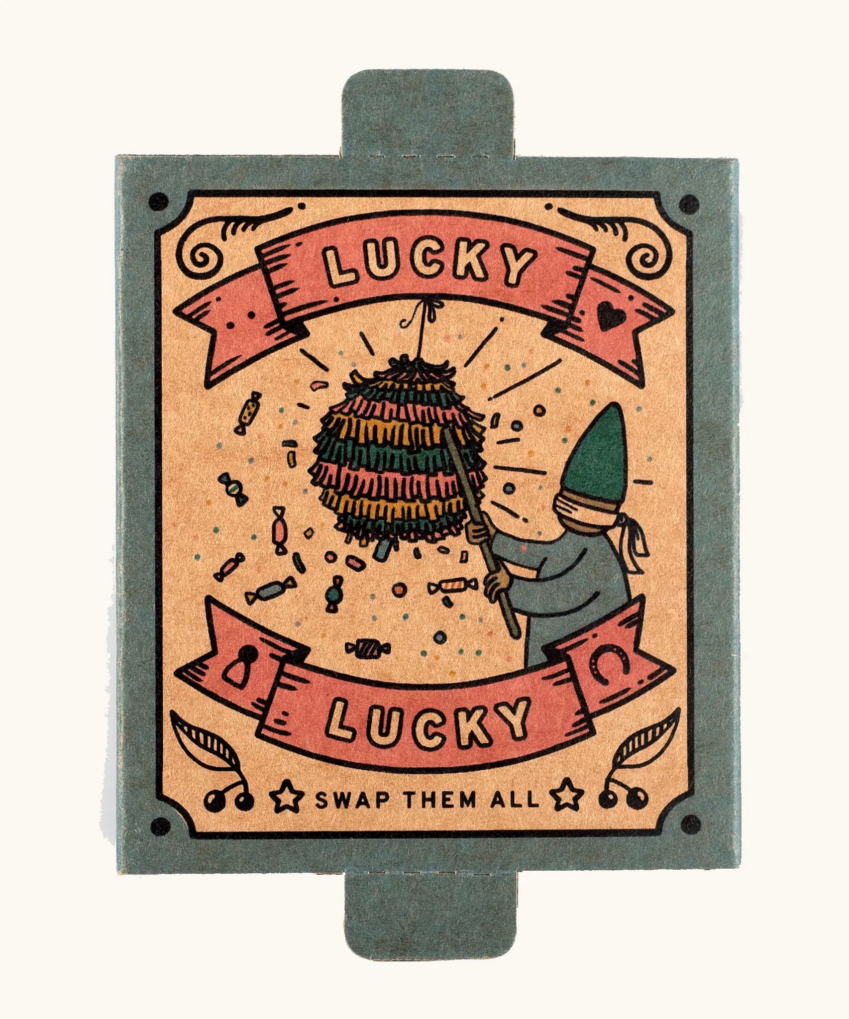 Grapat Lucky Lucky mystery open-ended wooden toys 5th edition in an illustrated cardboard box.  