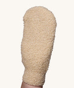 Green People Exfoliating Mitt made from cotton and hemp