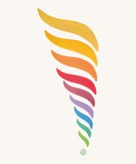 Grimms wooden harmony mobile available at Babipur. This mobile features 10 wooden wing shaped like pieces threaded through a piece of string