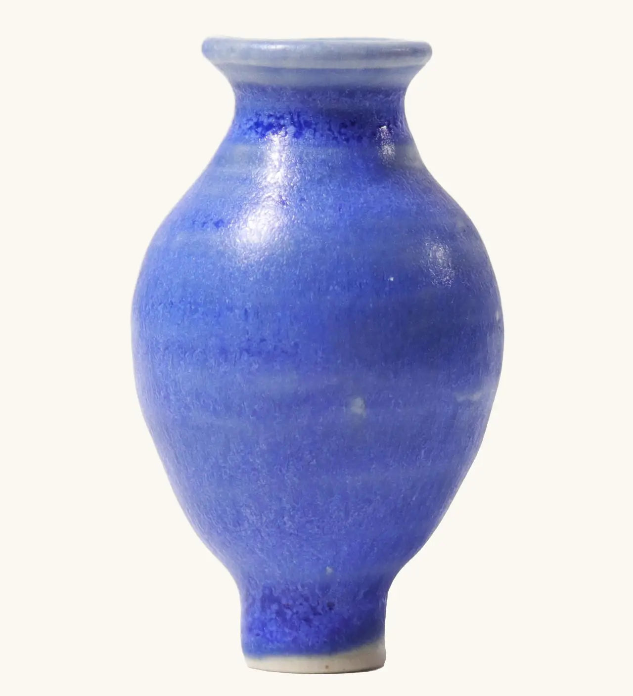 Grimm's hand painted blue vase decorative figure 