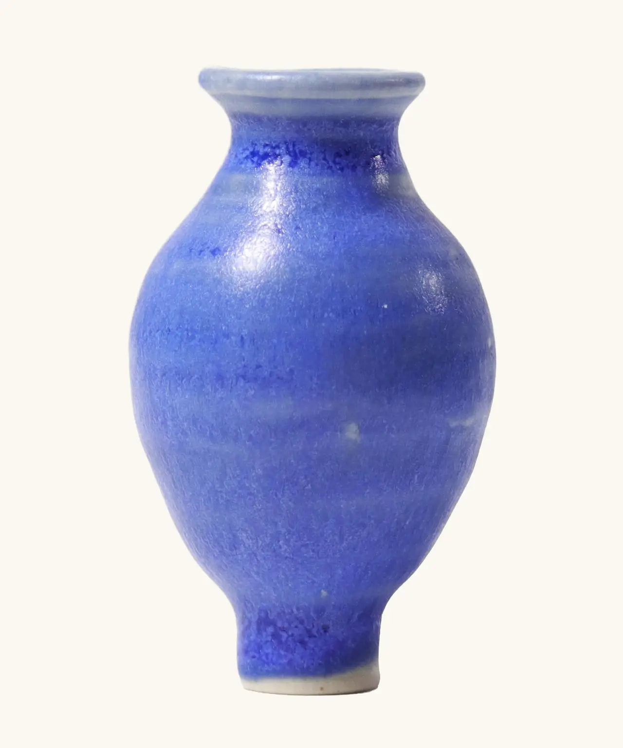 Grimm's hand painted blue vase decorative figure 