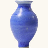Grimm's hand painted blue vase decorative figure 