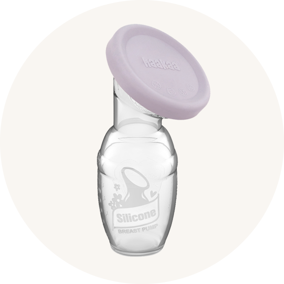 Haakaa Gen 1 breast pump on cream background to represent Haakaa Gen 1 breast pumps at Babipur.