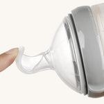 A closer look at the soft, flexable tip of the Generation 3 Silicone Bottle Feeding Spoon Head