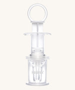 The Haakaa Oral Feeding Syringe with a soft silicone nipple. A perfect way to administer milk, liquid diets and larger quantities of medicine to premature babies. The syringe also has a 20ml cap to hold liquids